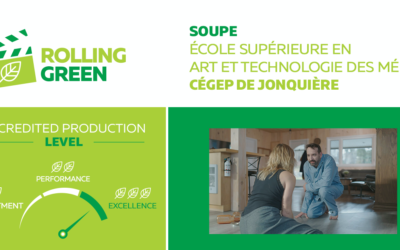The Cégep de Jonquière obtains the first Rolling Green accreditation for a student production