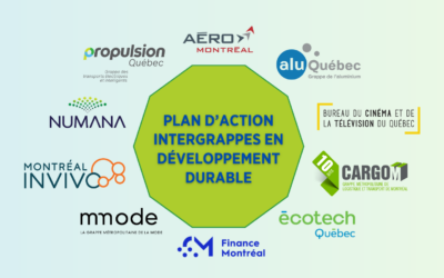 Le Bureau du Cinéma et de la Télévision du Québec, membre signataire du plan d’action intergrappes en développement durable